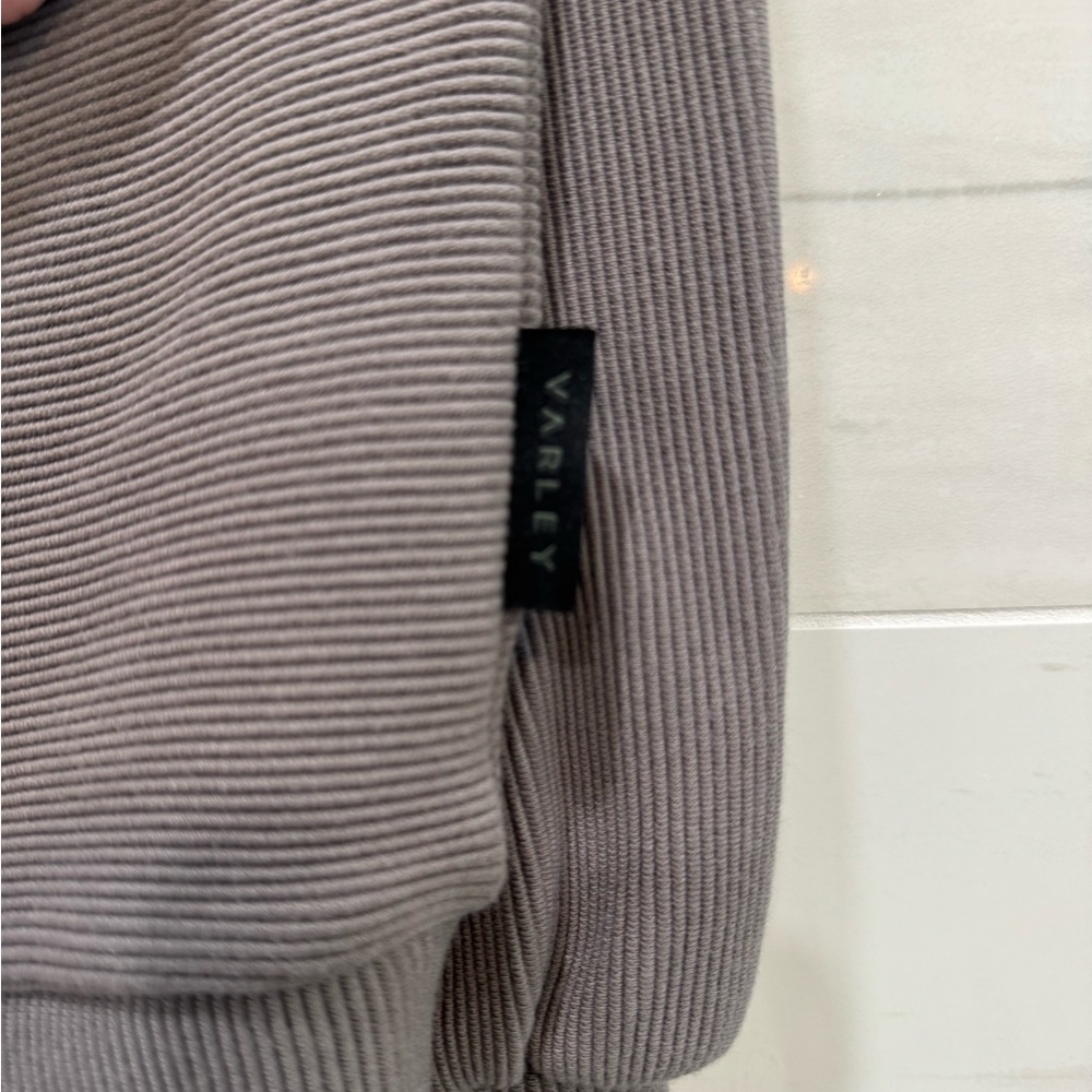 Varley Women's Zip-Up Sweater in Gray - Picture 5 of 5